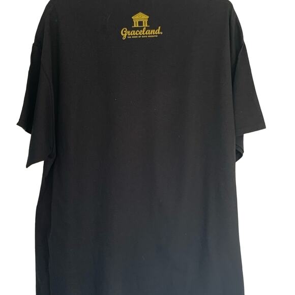 ELVIS PRESLEY OFFICIAL GRACELAND TAKING CARE OF BUSINESS MENS XL GRAPHIC SHIRT - Picture 3 of 6